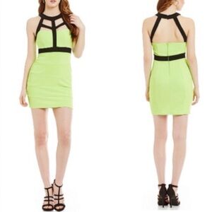 Y2K Caged Neck Bandage Dress